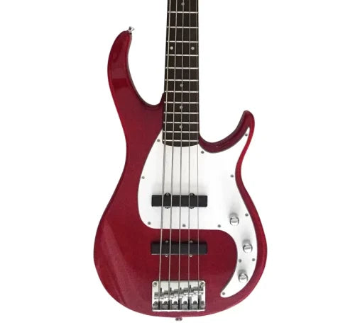 Peavey Milestone Bass Guitar 5 BXP Red