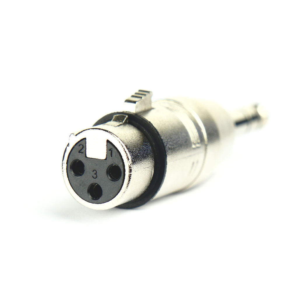 Tecnix XLR Female - Stereo 1/4" Silver Chassis Adapter TAD-XLR-F-MJ