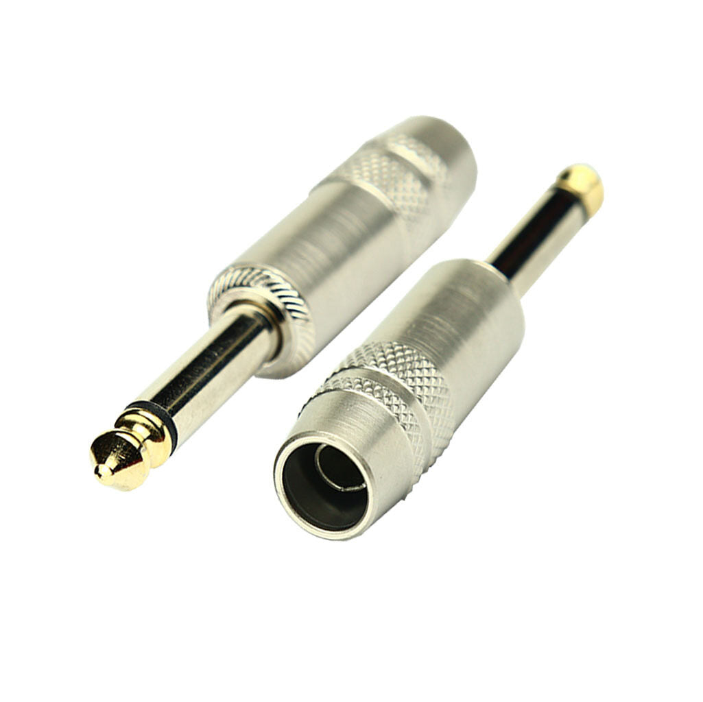 Tecnix Mono 1/4" Straight Jack Brass Tip TCONS-J-GT