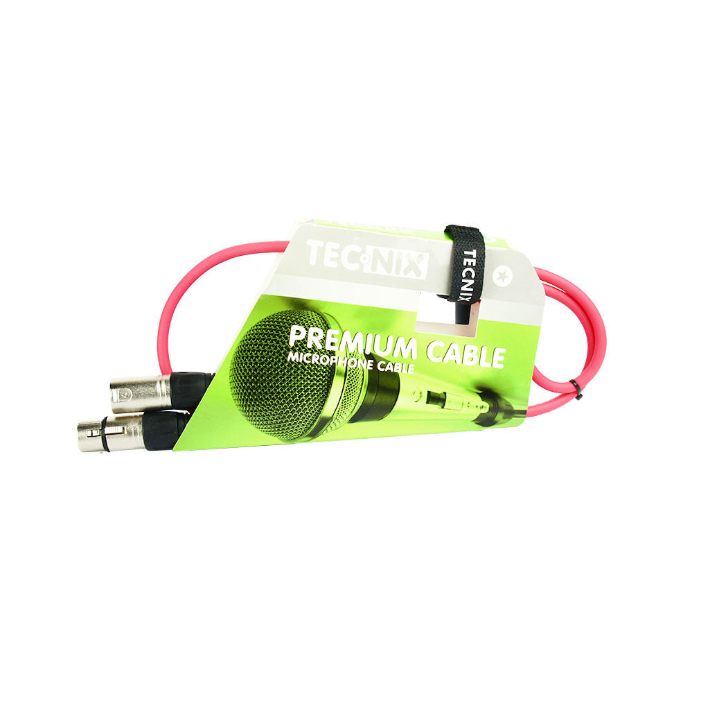 Tecnix XLR - XLR Mic Cable 1M TMC-1M-RED