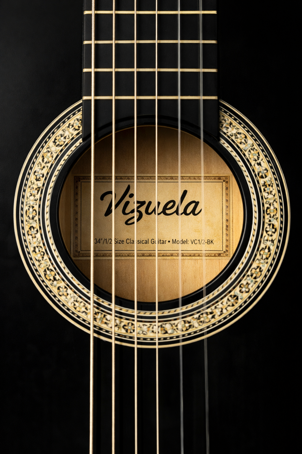 Vizuela Classical Guitar 30" 1/4 VC1/4-BK