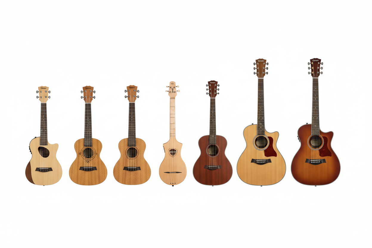 Ukuleles & Folk Guitars