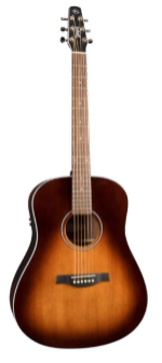 Seagull Acoustic Electric Guitar 041817 - SWS Burnt Umber GT QIT
