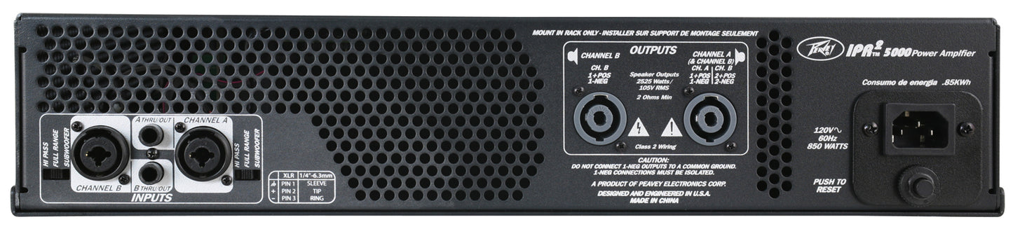 Peavey Lightweight Power Amplifier IPR2-5000