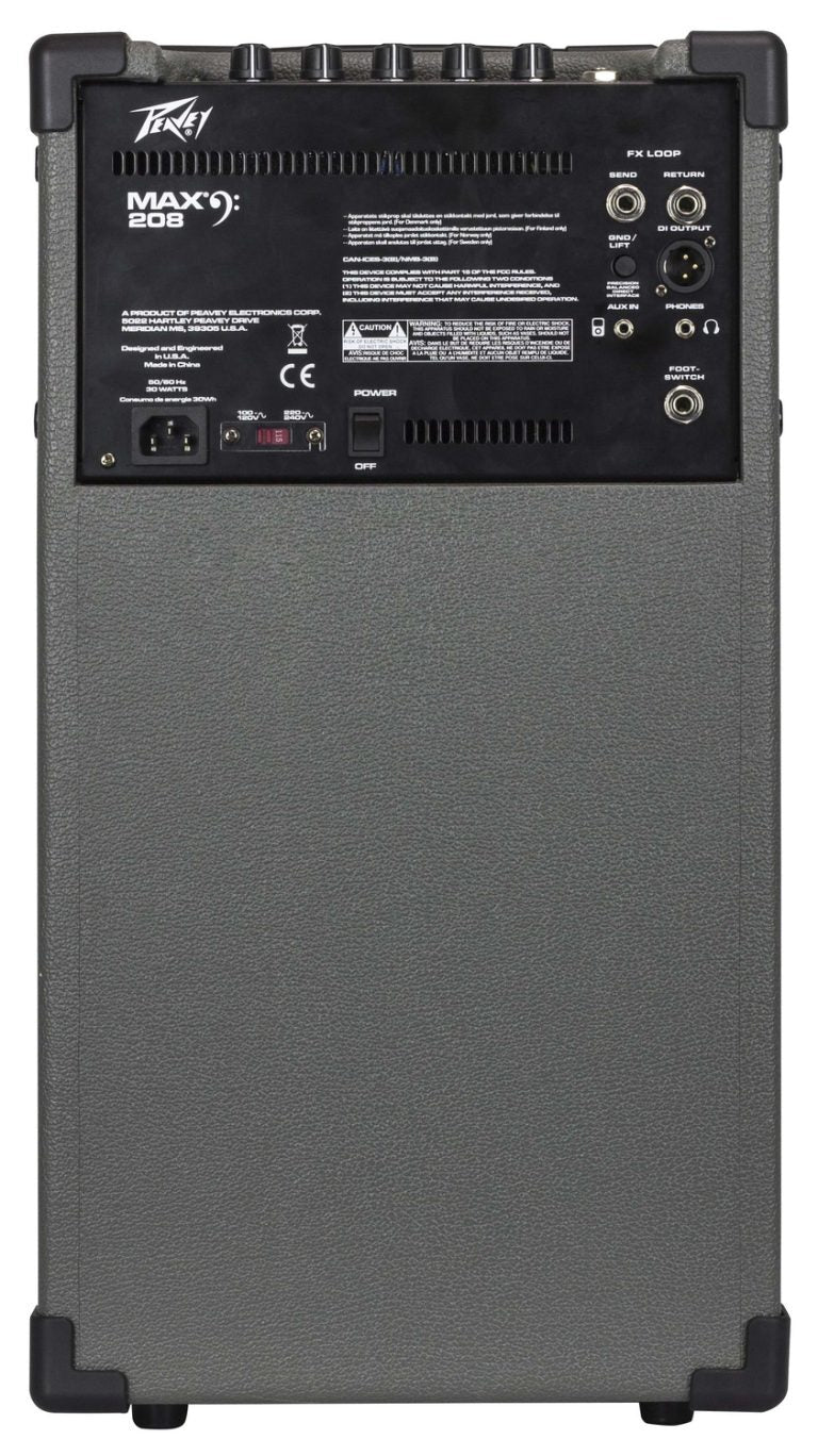 Peavey 200-Watt Bass Amplifier Combo MAX-208