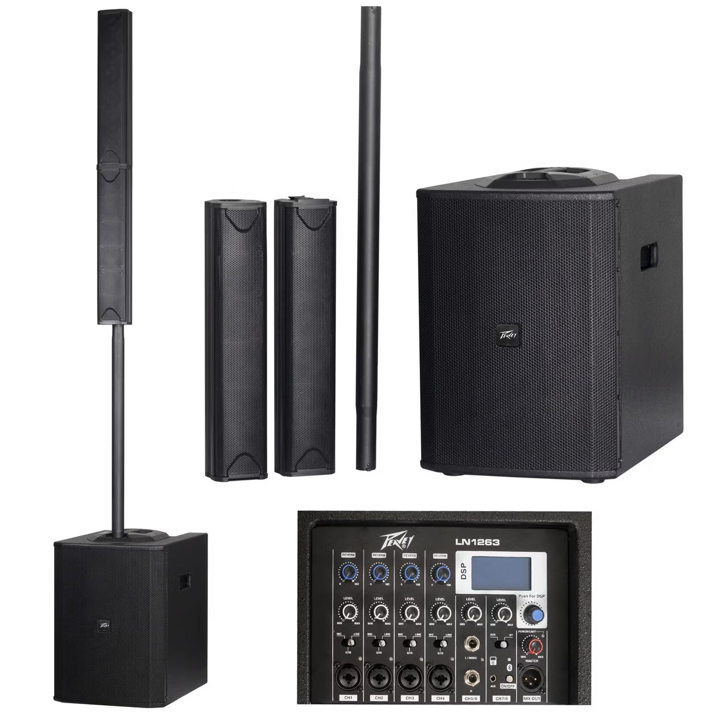 Peavey LN-1263 Powered Column Array PA System
