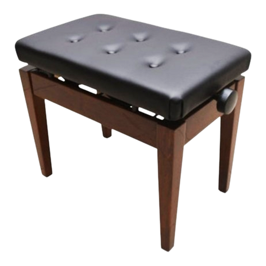 A107 Piano Bench Walnut Polish S480BZ2