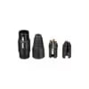 Tecnix 3-Pin Female XLR Black Chassis Connector TCON-NBXLR-F