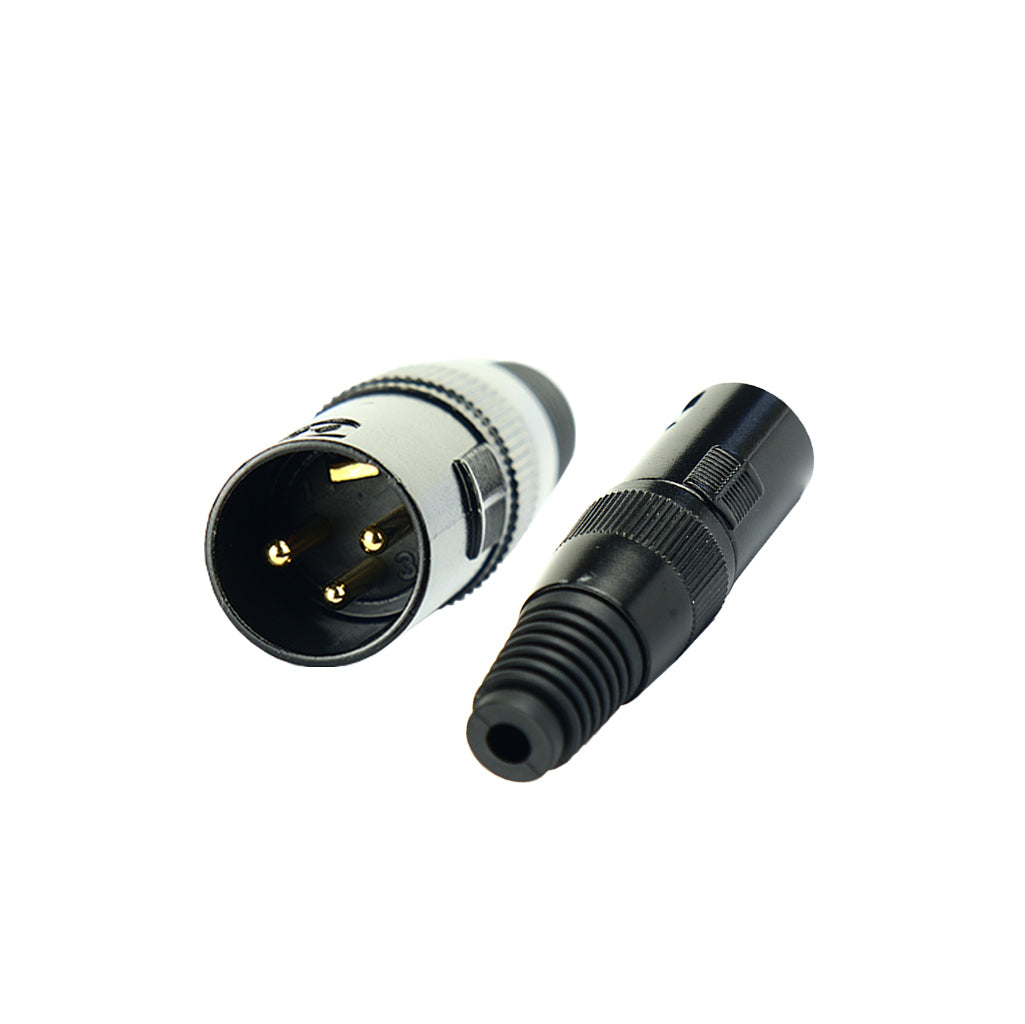 Tecnix Female 3-Pin XLR Connector Black Chassis TCONB-XLR-F
