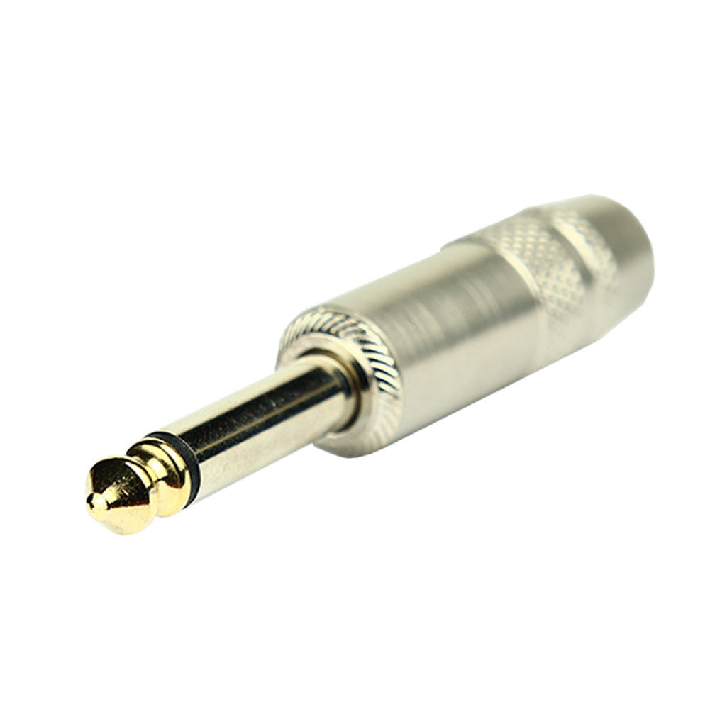 Tecnix Mono 1/4" Straight Jack Brass Tip TCONS-J-GT