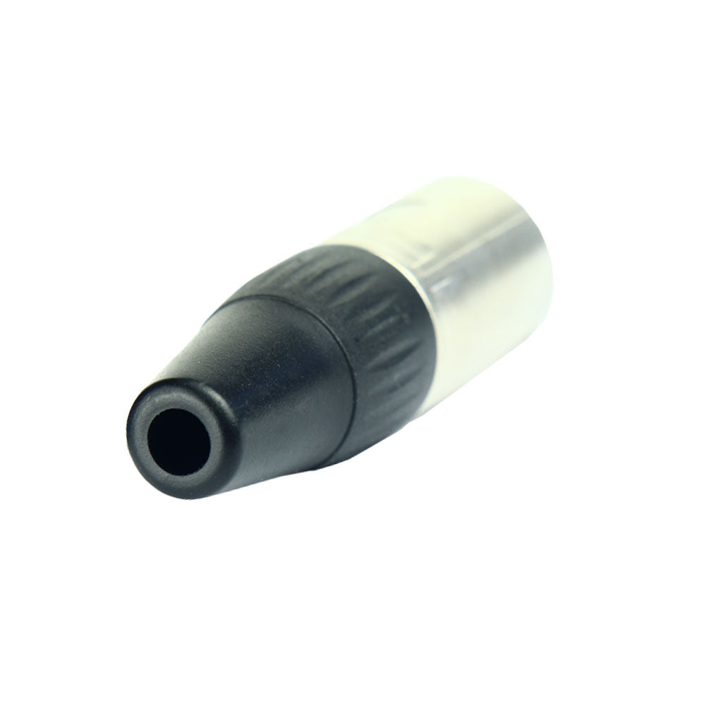 Tecnix 3-Pin Male XLR Silver Chassis Connector TCONS-XLR-M
