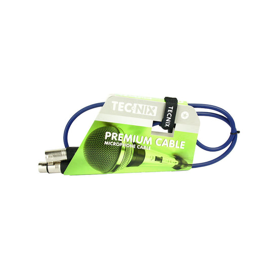 Tecnix XLR - XLR Mic Cable 1M TMC-1M-BLU