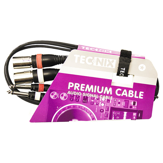 Tecnix Dual XLR Cable TS-2XLRM-2J-1.5M