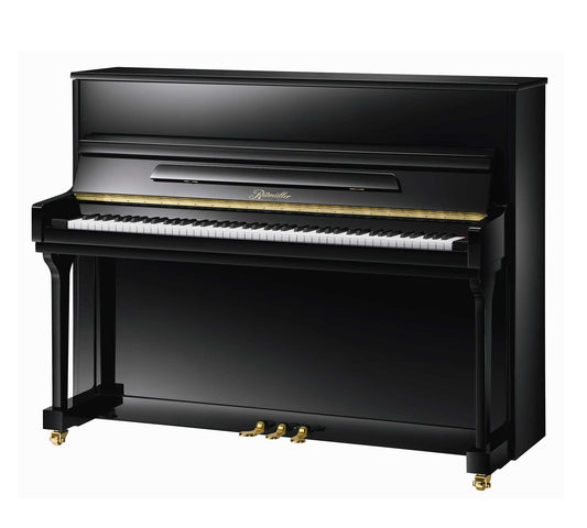 Ritmüller UP115R Upright Piano in Polished Ebony